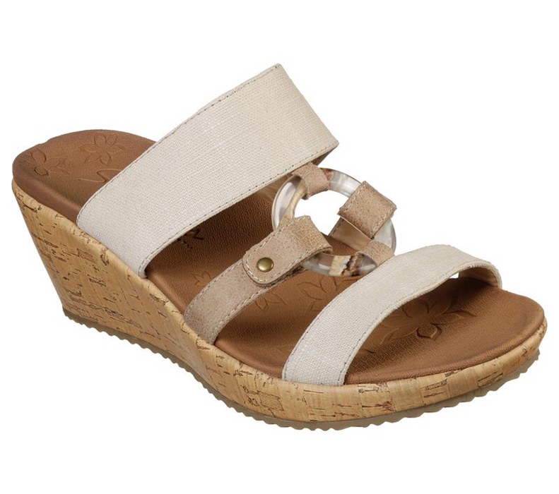 Skechers Beverlee - Sail Away - Womens Sandals Beige [AU-FB8620]